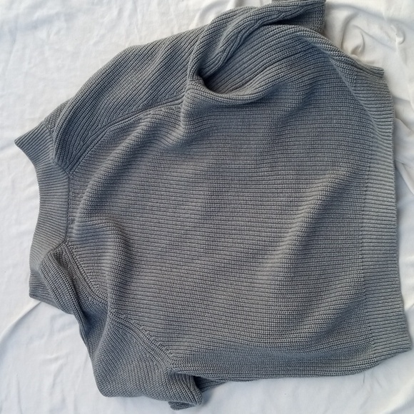 Orton Brothers extra large zip up gray knit sweater - Picture 6 of 6